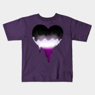 ASEXUAL GRADIENT GREETING CARD Kids T-Shirt